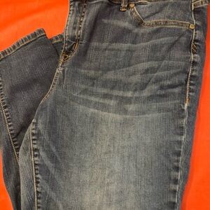 Torrid Dark Blue Straight Leg Jeans